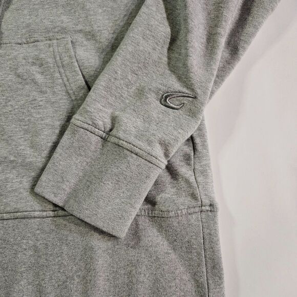 BOXRAW HOODIE Men's Large Grey with Chrome Logo Classic Pullover Streetwear - Picture 10 of 11